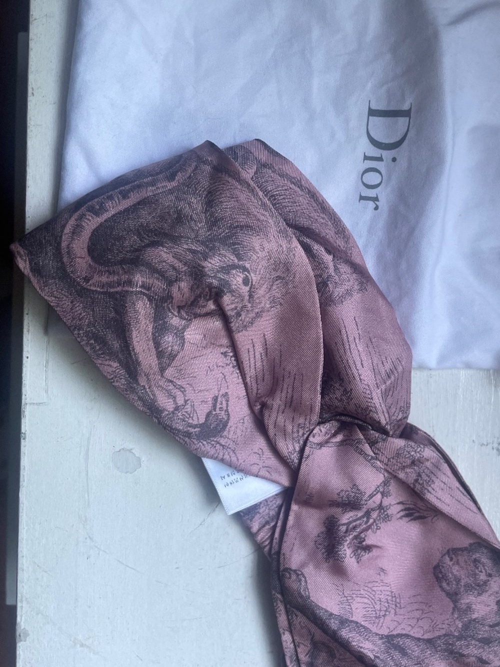 Silk headband Dior